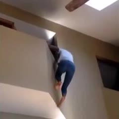 WTF. Drunk Girl Falls from Balcony on Fish Tank.