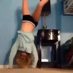 Handstand fail