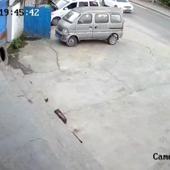 Pedestrians swallowed as pavement suddenly collapses in southern China