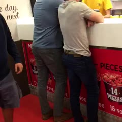 With your drunken friends to the KFC