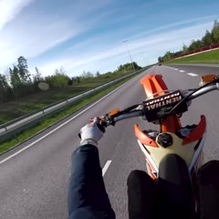 Ktm 250cc exc Crazy tank slapper