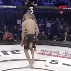 Here comes the knockout kick!
