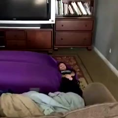 Evening alone with little brother