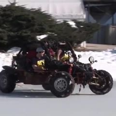 Buggy On A Frozen Lake