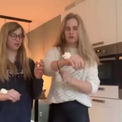 Doing the whiplash cream challenge
