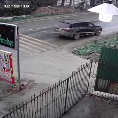 Distracted Biker Rear Ends Car  || ViralHog
