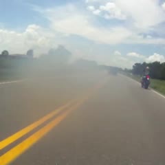 ZX-10 Hits a Trailer