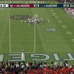 Auburn defeats Alabama - Chris Davis returns missed field goal 100+ yards for winning TD - Iron Bowl