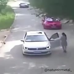 Never stand in the middle of the road