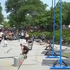 I'll just throw this keg in the air