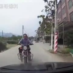 Over the handlebars crash