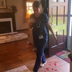 Romantic welcome
