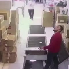 Boy distracted by phone survives fall without a scratch