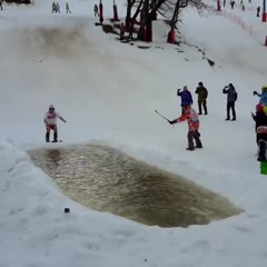 Desperate jump