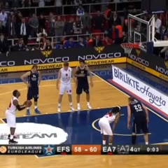 Amazing shot to win Zoran Planinic vs EA7 Emporio Armani Milan (24.01.2014)