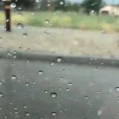 So, it was raining in Fontana and my cousin wanted to add it to his snap...
