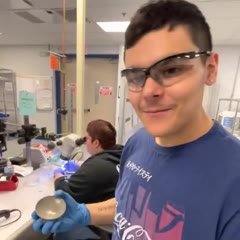 Putting a Super Strong Suction Cup on my Coworker's Head