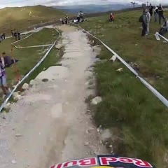 Trek World Racing DH || Aaron Gwin training run Fort William