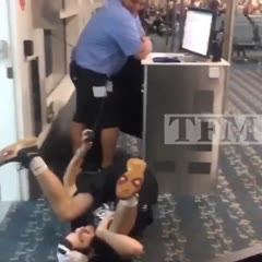 A bit of boredom at the terminal