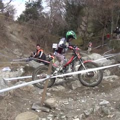 Yoshiaki Nomoto Backflip at 2012 Japan Trial Championship