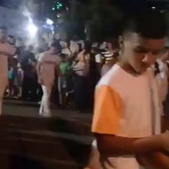 Boy nearly knocks himself out when doing a front flip