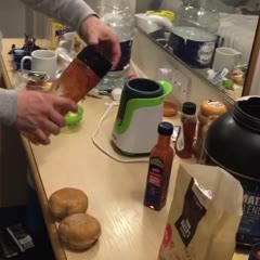 Guy Pulls Prank on Friend With Chili Filled Donut