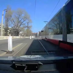 Motorcycle pursuit in Prague