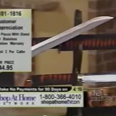 Samurai Sword screw up on Shop at Home