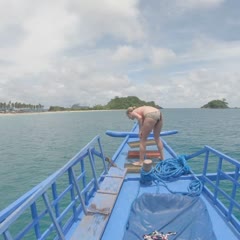 Girls Fails at Backflip Off Boat