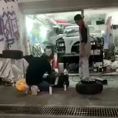 Yesterday tire, today amusement park ride