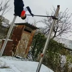 Briefly on the horizontal bar