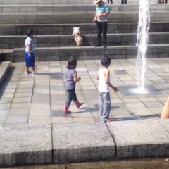 Hey, a fountain!
