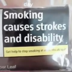 Laugh at your cigarette pack