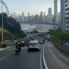Em balneário Camboriú hoje