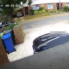 Just pulling out of the driveway when...