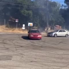 Mustang hits guy so hard his pants fly off
