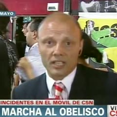 AGREDIERON AL CRONISTA DE C5N