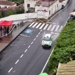 Rally Driver Yerey Lemes Collides With Building