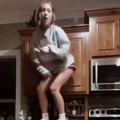 Dancing in the kitchen