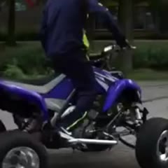 Burnout on the quad