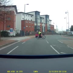 Biking Policeman Takes a Tumble Chasing Criminal