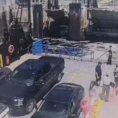 Fatal Crash of RV Flying onto a Ferry Boat