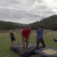 Girl takes the plunge