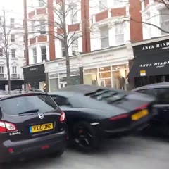 Aventador Crash - Moment of Impact