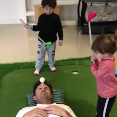 Fatherhood looks like a blast