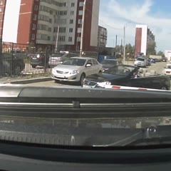 Woman didn't notice the car