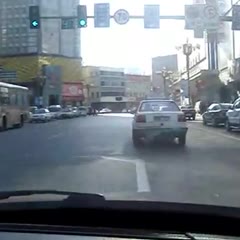 Cab ride in China
