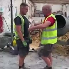 Super human strength demonstration