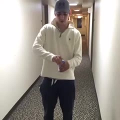 Guy Backflips With Soda and Falls